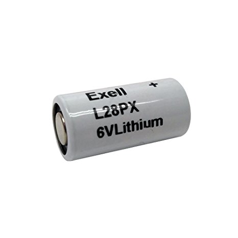 Exell Battery L28PX 6-Volt Lithium Battery
