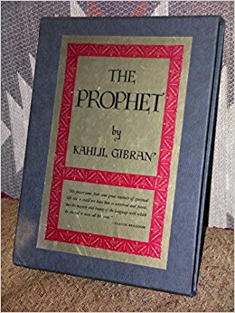 The Prophet by Khalil Gibran 1971 15th Printing Slipcase