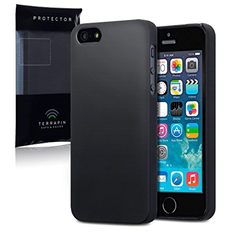 Terrapin Slim Armour Cover for iPhone 5 / 5S / SE - Black