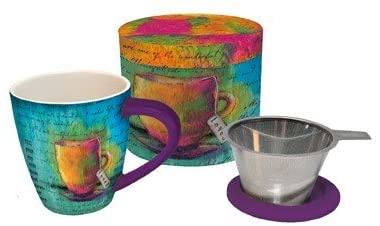 Lang Loved Tea Infuser Mug, Multicolor