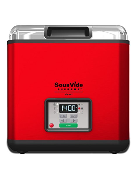 Sous Vide Supreme Demi Water Oven, Red, SVD-00103