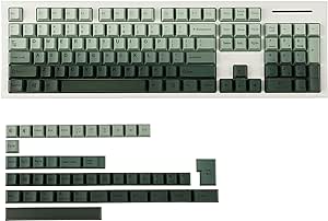 1.7mm Thickness PBT Gradient Keycaps Cherry Profile Dye Sub Mac Keyset for ANSI ISO 104 TKL GK61 96 75 GMMK NCR80 Mx Keyboard