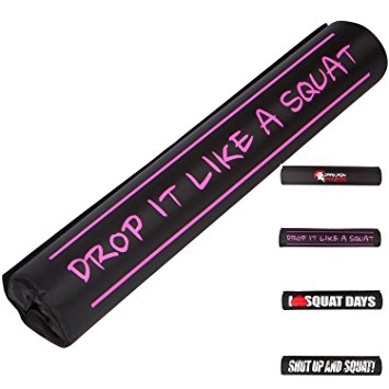 17" Extra Thick Barbell Neck Pad | Shoulder Support for Weight Lifting Crossfit Powerlifting & More | Fits 2 Inch Olympic size Bars and a Smith Machine Bar Perfectly