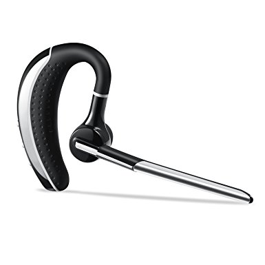Bluetooth Headset,Adseon Wireless Earpiece V4.1 Ultralight Business Earphones Hands Free Headphones Sweatproof Earbuds with Noice Reduction Mic for Office/Workout/Driver
