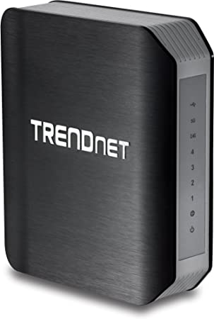 TRENDnet Wireless AC1750 Dual Band Gigabit Router with USB 3.0 Share Port, Pre-Encrypted, TEW-812DRU