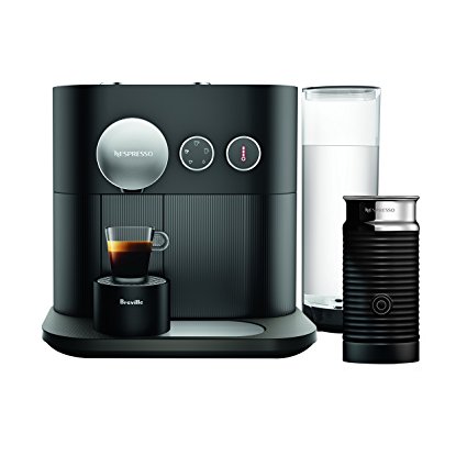 Nespresso Expert Espresso Machine by Breville with Aeroccino, Black