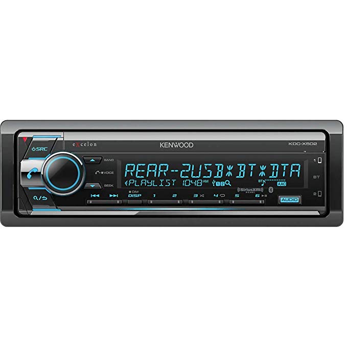 Kenwood eXcelon KDC-X502 CD Receiver with Bluetooth