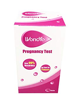 Wondfo 25 Pregnancy (HCG) Urine Test Strips, 25 HCG Tests