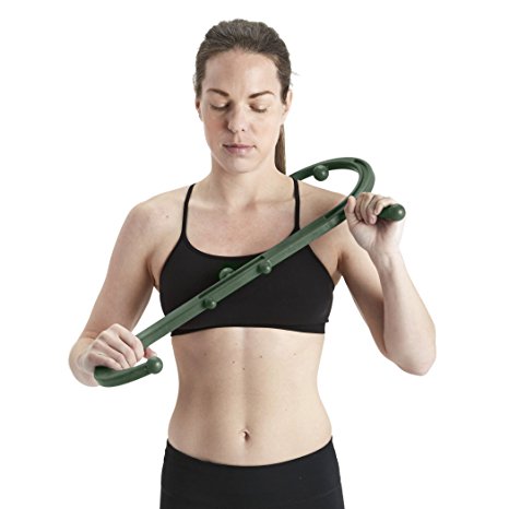 Body Back Company’s Body Back Buddy Jr. Trigger Point Therapy Self Massage Tool – Lower Back Massager – Neck Massager – Shoulder Massager - Myofascial Release Tool – Deep Muscle Massage (Green)