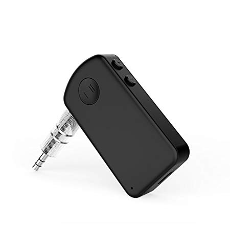 Bluetooth Receiver, Autoor Portable Bluetooth Transmitter Adapter with Built-in Micphone, Hands-free Audio Adapter for Home/Car Audio Stereo System