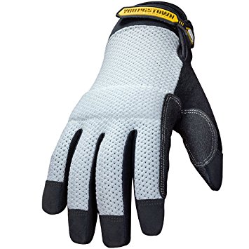 Youngstown Glove 04-3070-70-L Mesh Utility Plus Performance Glove Large, Gray