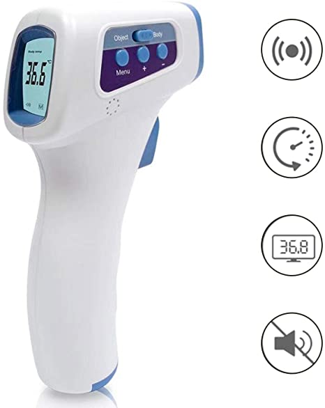 Digital Adults Body Thermometer Forehead Temperature Home Office Measurements Accurate Instant LCD Display Readings Children Adult
