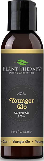 Plant Therapy Younger Glo Carrier Oil Blend 4 oz Base Oil for Aromatherapy, Essential Oil or Massage use