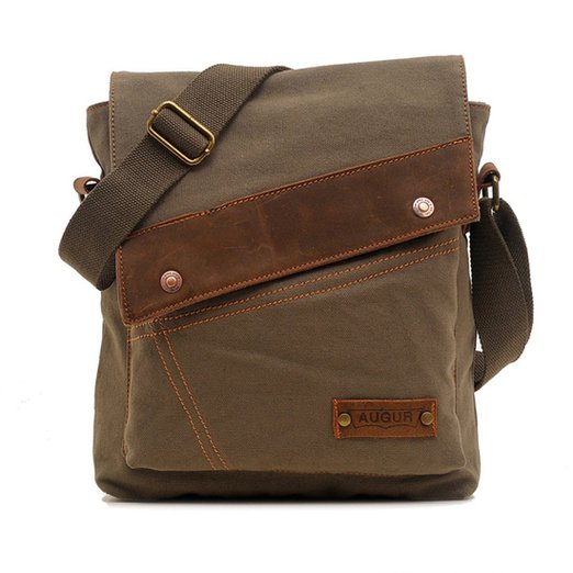 LUI SUI-Vintage Canvas Shoulder Bag Messenger Case for Ipad Travel Portfolio Bag Cr23