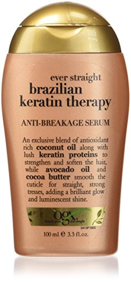 OGX Anti-Breakage Serum, Ever Straight Brazilian Keratin Therapy, 3.3oz