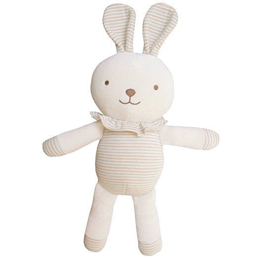 Organic Cotton Baby Plush Toy ( Cute Frill Bunny )