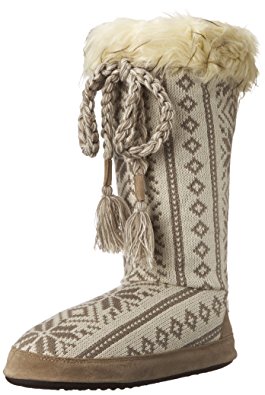 Muk Luks Women's Grace Winter White Slouch Boot