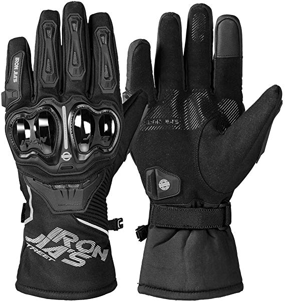 Waterproof Motorcycle Riding Gloves Touchscreen Winter Armored Glove for Men