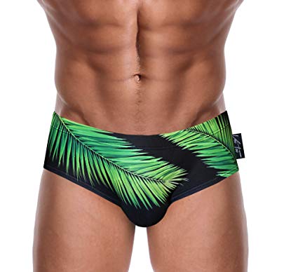 Danny Miami Men's Swimwear - Swim Briefs - Designer Bikini Swimsuit with Short Low Rise Trunk Cut - Made in USA - New