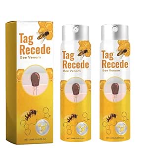 Tag Recede Bee Venom, Tag Recede Bee Venom Spray, Bee Venom and Tags Spray for Women and Men (3pcs)