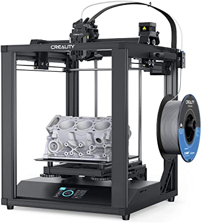 Creality 3D Printer Ender-5 S1 250mm/s High-Speed Printing 3D Printers with 300℃ High-Temp Nozzle Direct Drive Extruder, CR Touch Auto Leveling, Stable Cube Frame High Precision, 220X220X280mm