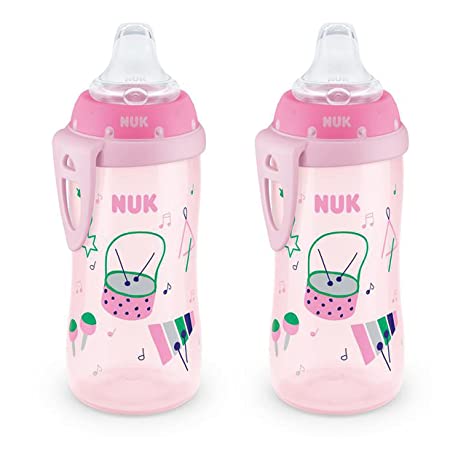 NUK Active Sippy Cup, 10 oz, 2 Pack, 8  Months