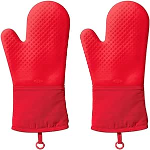 OXO Good Grips Silicone Oven Mitt, Jam - Pack of 2