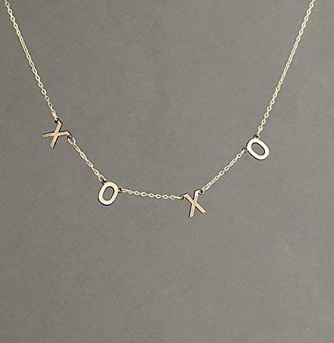 SPACED Initial Gold Necklace also in Rose Gold and Sterling Silver