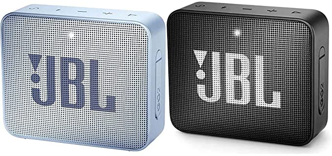 JBL GO2 - Waterproof Ultra Portable Bluetooth Speaker - Gray & GO2 - Waterproof Ultra Portable Bluetooth Speaker - Black