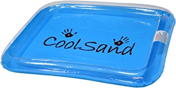 CoolSand Portable Inflatable Sand Box, Kinetic Play Sand Tray