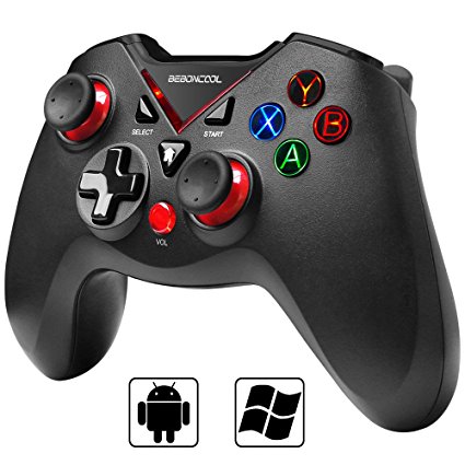 BEBONCOOL Bluetooth Game Controller with Vibration Shot Function for Android Phone/Tablet/TV Box/Gear VR/Emulator