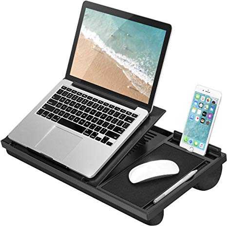 LapGear Ergo Pro Lap Desk - Black (Fits up to 15" Laptop)