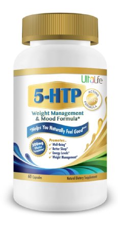 UltaLifes 1 Best 5 HTP Weight Management and Mood Supplement 8226 Say Goodbye to Mood Swings Sleep Better and Lose Weight 8226 Potent Natural Sleep Aid Pills Appetite Suppressant and Bad Mood Buster 3-In-One