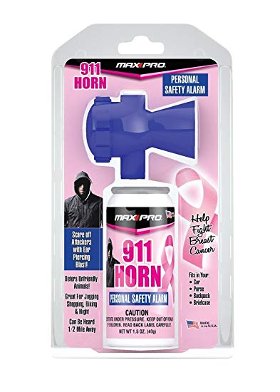 Max-Pro 911 Horn Personal Safety Alarm 1.5oz Travel Size