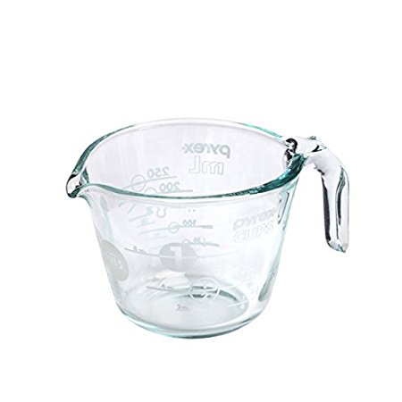 Pyrex 100 1 Cup 100th Anniversary Measuring Cup, White