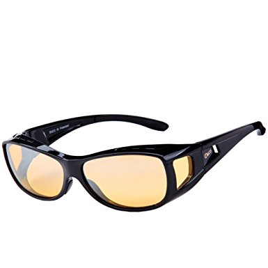 Duco Polarised Night Driving Over Glasses Wrap Around Be Worn Over Prescription Eyewear Polarized Night Vision 8953Y