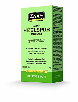 Zax's Original Heelspur Cream - Top Selling Foot Pain Cream: Relieve Pain & Inflammation Now from: Plantar Fasciitis, Heel Spurs, Shin Splints, Achille's Injuries and Morton's Neuroma. Not Freezing or Numbing. Pharmacist Developed. Natural Ingredients.