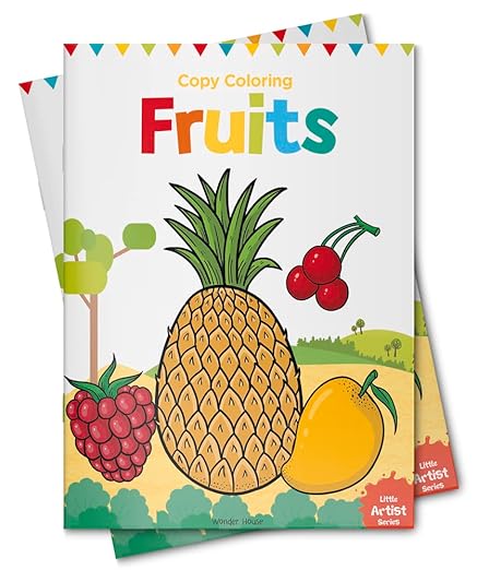 Little Artist Series Fruits: Copy Colour Books