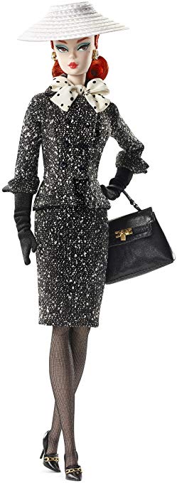 Barbie Black & White Tweed Suit Barbie Doll