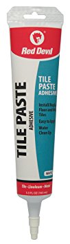 Red Devil 0497 Tile Paste Adhesive, White, 5.5-Ounce