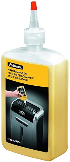 Fellowes 35250 Powershred Performance Oil, 12 oz. Bottle w/Extension Nozzle - 2 Pack