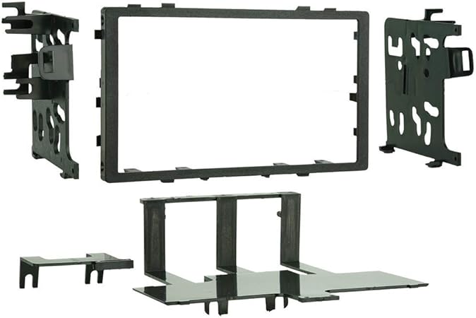 Metra 95-7801 Double DIN Installation Kit for Select 1990-2004 Acura/Honda/Isuzu Vehicles (Black)