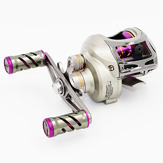 Berrypro Saltwater Baitcasting Reels 10 1 Ball Bearings Baitcasters with Magnetic Braking System Bait Caster