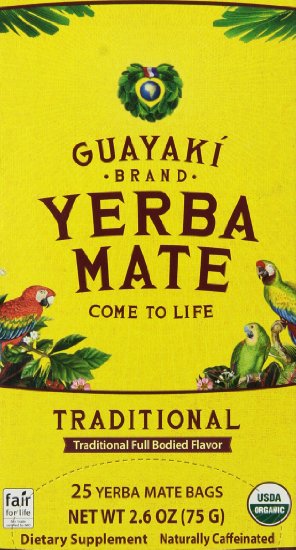 Guayaki Yerba Mate Organic Tea 25-Count 26oz