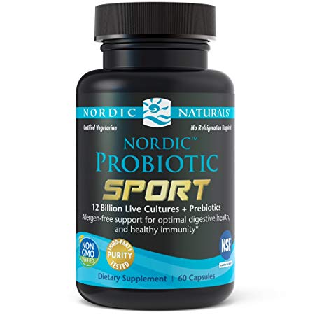 Nordic Naturals - Nordic Probiotic Sport, Support for Optimal Digestive Health, and Healthy Immunity, 60 Soft Gels