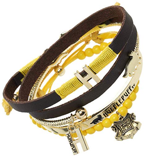 Harry Potter Hufflepuff Bracelet Set - 4 Pack