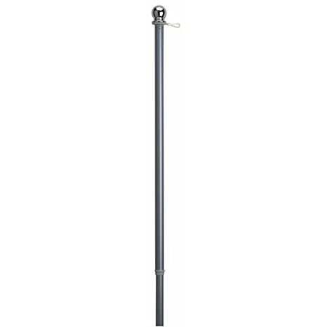 Valley Forge 5-Foot Brushed Aluminum Pole With Plastic Anti-Wrap Sleeve (Discontinued by Manufacturer)