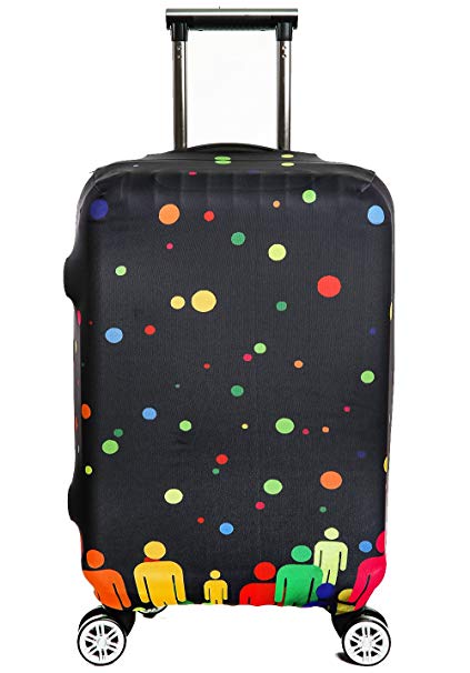 Luggage Protector Cover Elastic Suitcase Cover Spandex Luggage Cover Protector SINOKAL For Suitcase (Only Cover)