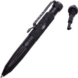Tactical Defender Pen wBuilt-in Glassbreaker and Cuff Key - M - UZI-TACPEN6-BK