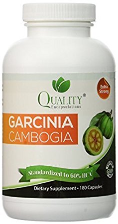 Quality Encapsulations Garcinia Cambogia Extract with HCA Dietary Supplements, 180 Capsules
